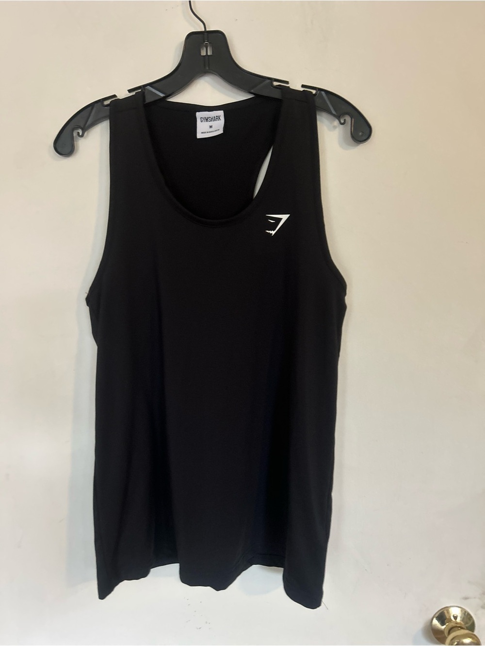 Gymshark Black Lightweight Racerback Athletic Tank Top Activewear Womens
Medium